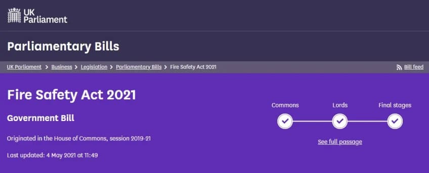 Fire-Safety-Act-2021-passes