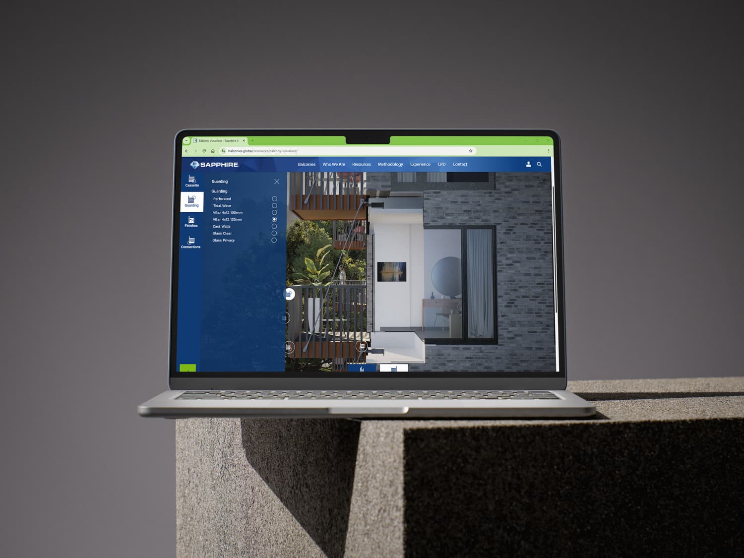 3D Balcony Visualiser 3D Balcony Visualiser