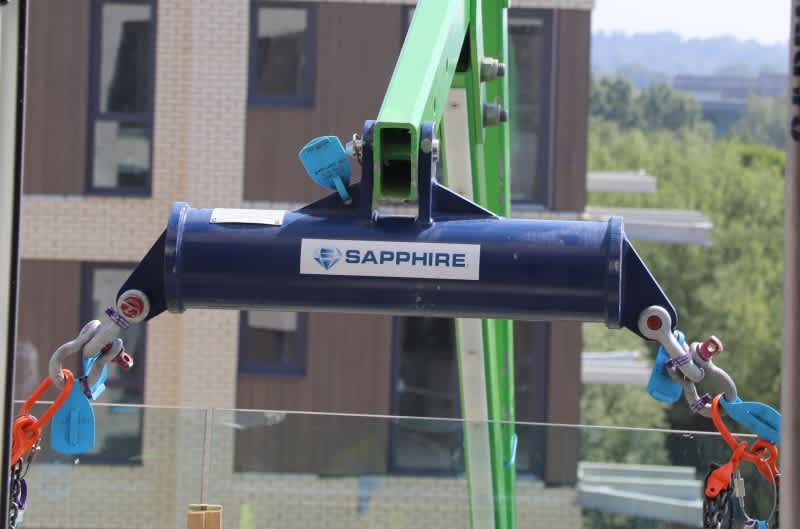 Sapphire safe balcony equipment for install with loler compliant tags