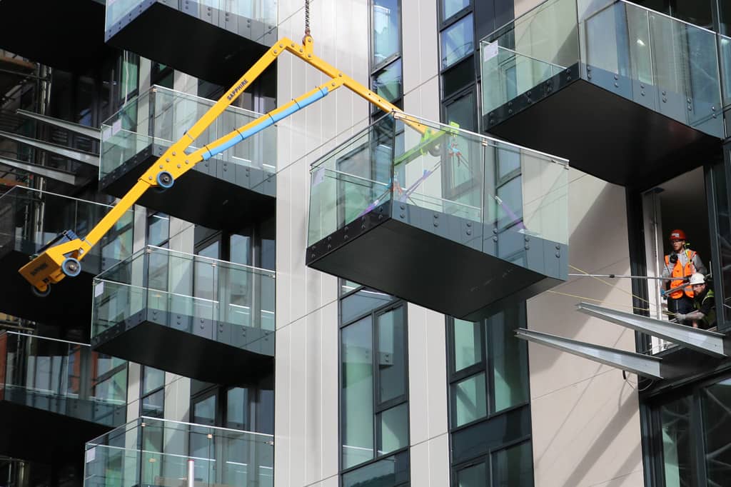 counter balance balcony equipment for safe install